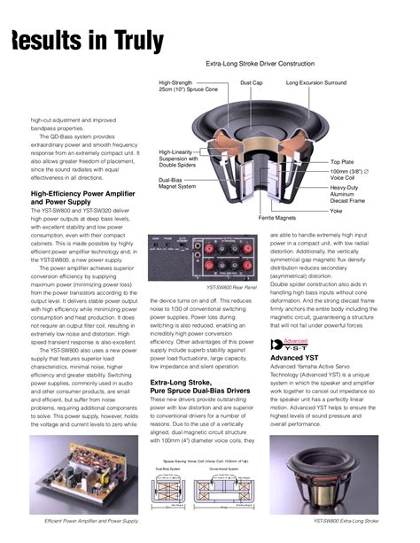 Pdf Manual For Yamaha Subwoofer Yst Sw