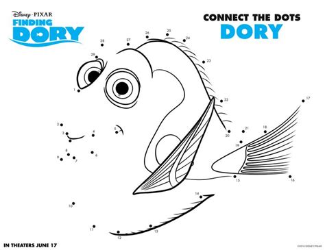 Finding Dory Party Coloring Sheets With All Characters Dory Nemo