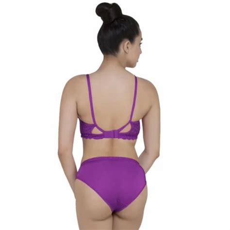 Lingerie Violet Bra Set At Rs 160 Set Lingerie Set In New Delhi ID 15062353548