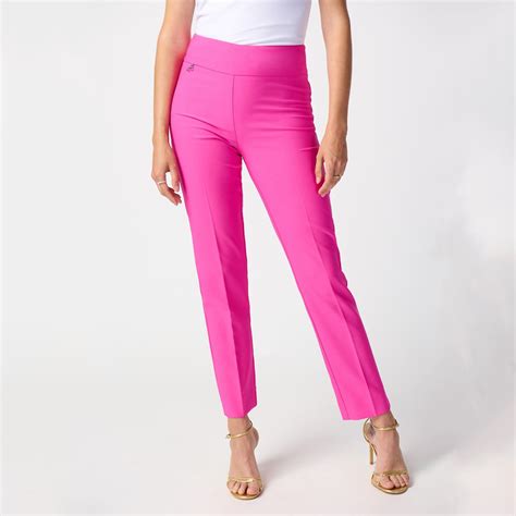 Joseph Ribkoff Cropped Pleated Pants In Hot Pink Harem And Co