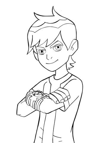 Desenho De Ben Omnitrix Para Colorir Desenhos Para Colorir E