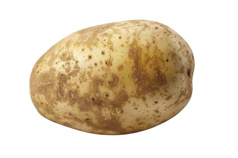 Single Raw Potato Isolated 48470198 PNG