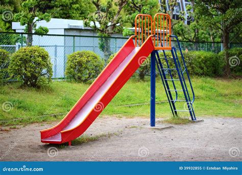 Playground slide stock image. Image of playground, child - 39932855