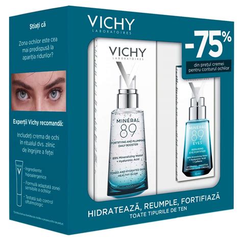 Vichy Pachet Gel Booster Zilnic Cu Efect De Fortifiere Si Reumplere