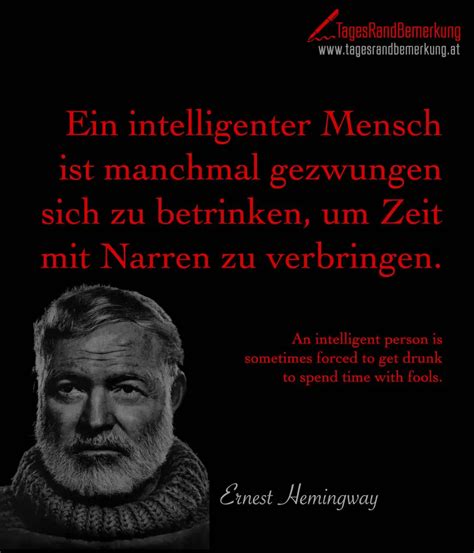 Sprüche Hemingway Inspirierende Zitate des Literaturikons Sprüche Schöne