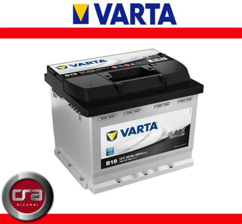 Batteria Auto Varta Black 45Ah 400A 12V B19 Fiamm 44 Ah EBay