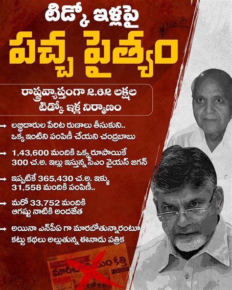 Ysr Congress Party On Twitter గతంలో టిడ్కో లబ్ధిదారులపై బ్యాంకు రుణాల