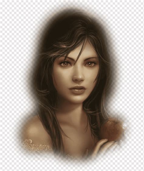 Fantasy Woman Female Color Brown Hair Woman Brown Face Cg Artwork