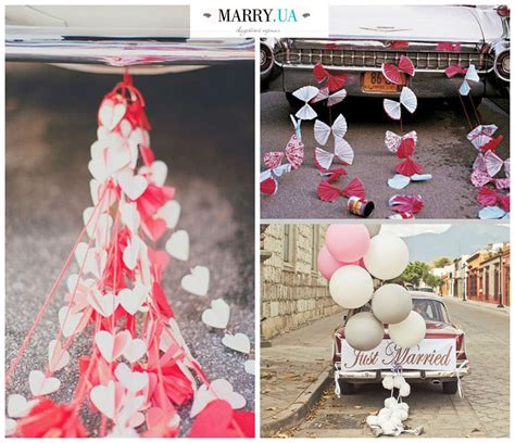 Украшение свадебной машины — Свадебный портал Marry