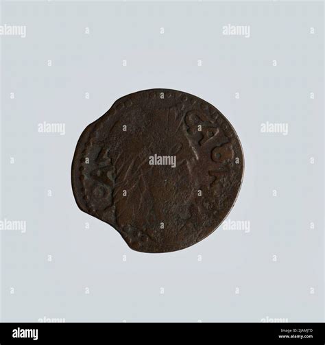 False Coin Iithuanian Shiliing John Ii Casimir 1649 1668 Stock Photo