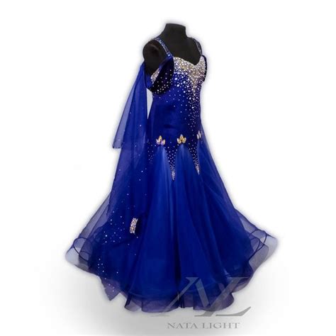 Royal Blue Ballroom Dance Dress / American Smooth Dance Dress - Etsy ...