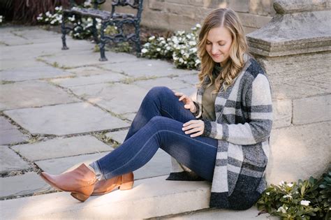 Long Cardigan Outfit With Skinny Jeans Allyn Lewis