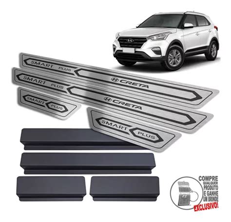 Soleira Hyundai Creta Smart Plus Preto Baixo Relevo Parcelamento