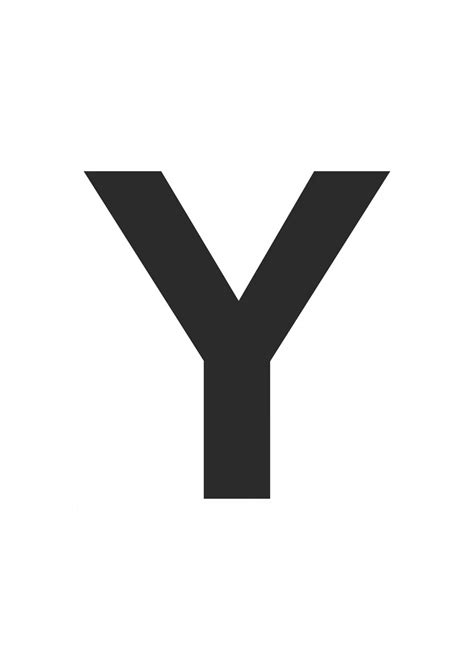 Letter Y Printable