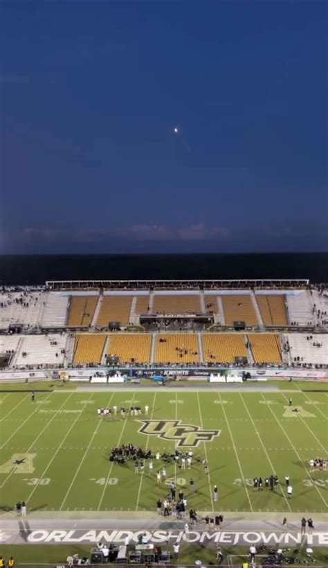 Ucf Football Postgame Rocket Launch You Literally Cant See This At