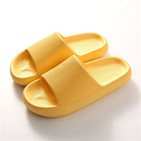 Dép unisex quai ngang thời trang ulzang taobao cực hot bánh mỳ độn đế cm