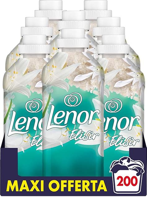 Lenor Elisir Ammorbidente Lavatrice Concentrato 200 Lavaggi 8X25