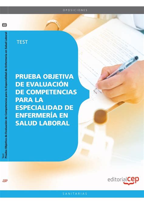 Prueba Objetiva de Evaluación de Competencias para la Especialidad de