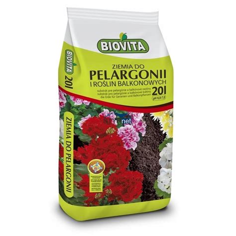 Biovita Ziemia Do Pelargonii Ro Lin I Balkonowych L Styrnet