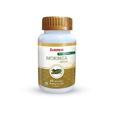 Lama Moringa Capsule Moringa Oleifera With Pure Natural Extracts Of