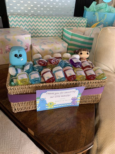 Monster Inc Baby Shower Thank You Favors Boy Baby Shower Themes Baby