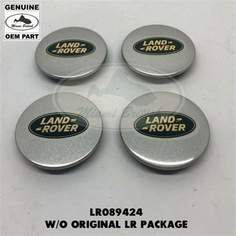 Land Rover Rim Wheel Center Cap Cover Set Pcs Disco Freelander Range