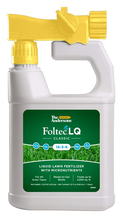 Foltec Lq Classic 18 3 6 Liquid Lawn Fertilizer With Micronutrients Copper Iron Manganese And