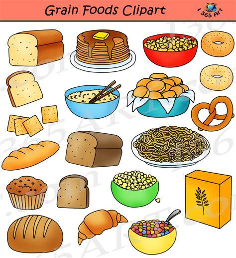 Grains Clipart Breads Food Group - Clipart 4 School