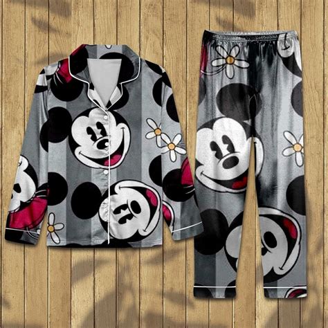 Mickey Mouse Y Amigos Navidad Pijamas Disney Conjunto De Pijamas