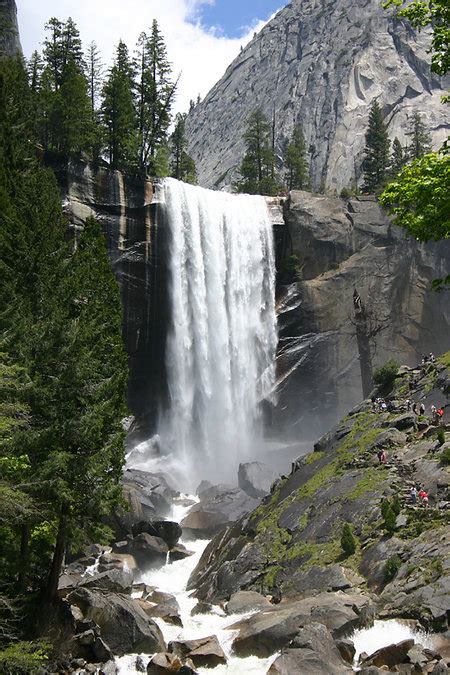 Yosemite Valley Ca Vernal Falls Photo Picture Image California