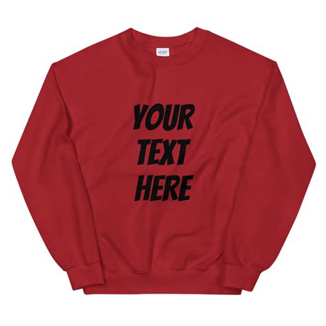 Personalized Unisex Crew Neck Sweatshirt — Glacelis