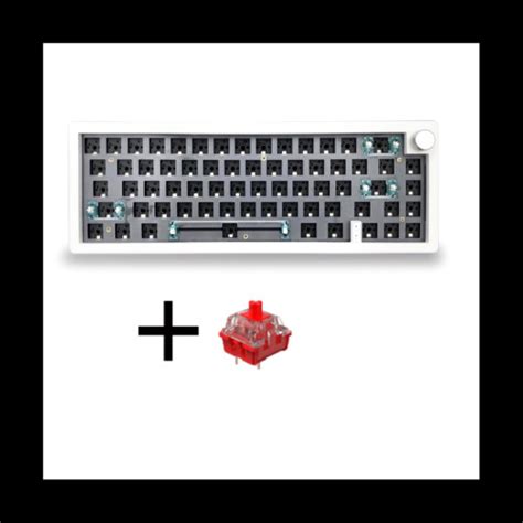 GMK Customized Mechanical Keyboard Red Switch DIY Kit Hot Swappable RGB Backlight Mode