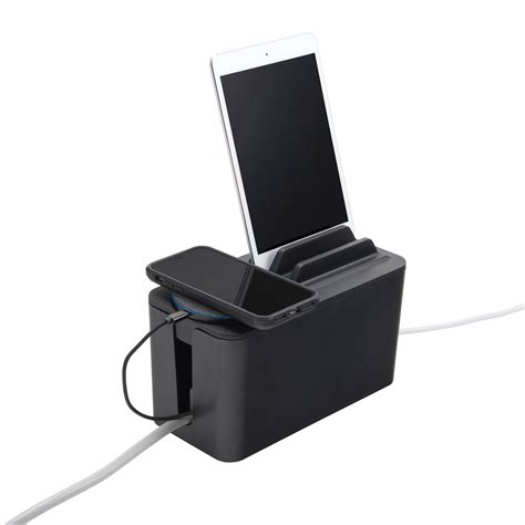 Bluelounge Cablebox Mini Station Schwarz