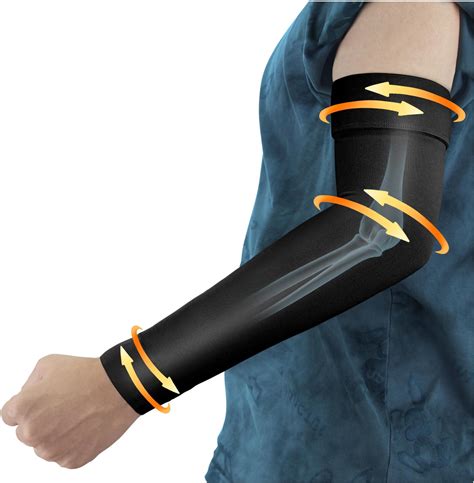 Hiball Lymphedema Medical Compression Arm Sleeve For Men