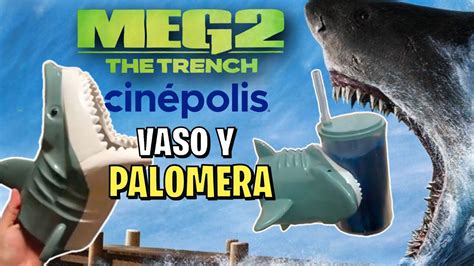 Megalodon Palomera Y Vaso Coleccionable De Cin Polis Youtube