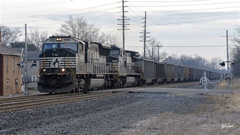 Morning Parade In December A Westbound Coal Train Is Next Flickr