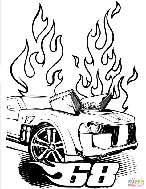 Hot Wheels Pontiac G Coloring Page Free Printable Coloring Pages