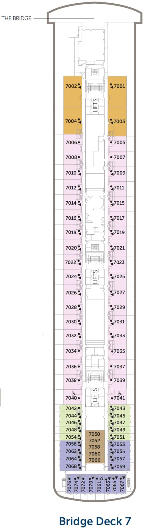 Borealis Deck Plan Deck Rol Cruise