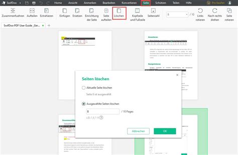 Pdf Seiten L Schen Schnell Und Kostenlos Swifdoo Pdf