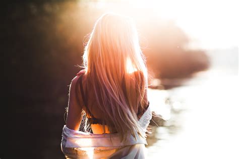 Women Sunlight Blonde HD Wallpaper Rare Gallery