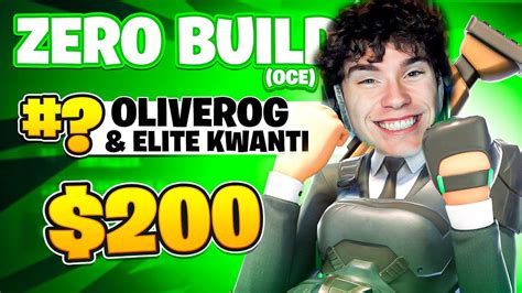 How We WON A Game In The DUO ZERO BUILD Cash Cup 200 OliverOG