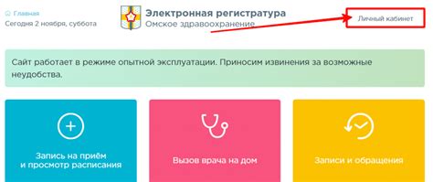 Запись к врачу на прием через электронную регистратуру в Омске на ...