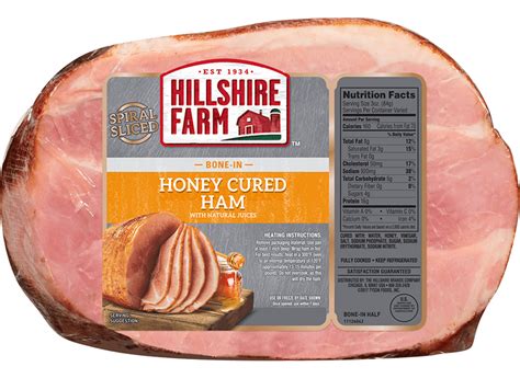 Honey Cured Spiral Sliced And Smoked Ham Hillshire Farm® Brand