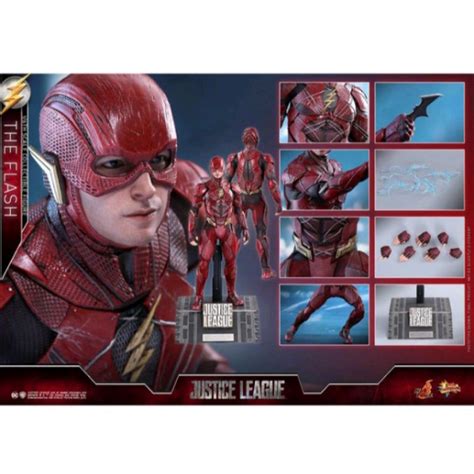野獸國 Hot Toys MMS448 DC 正義聯盟 1 6 閃電俠 The Flash 非 蝙蝠俠 超人 水行俠 蝦皮購物