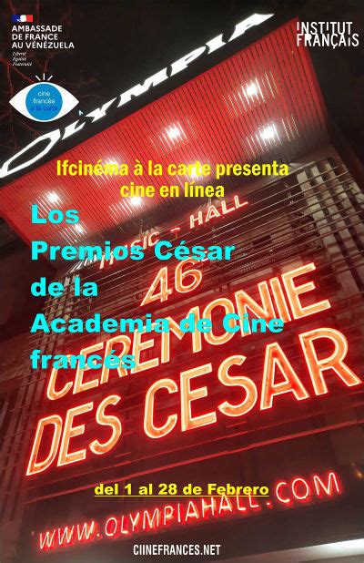 Los Premios César De La Academia De Cine Francés Cinefrances Net