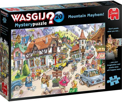 Jumbo Wasgij 1000 Piece Jigsaw Puzzle Mountain Mayhem