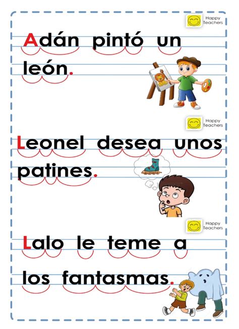 Oraciones Para Aprender A Leer 2
