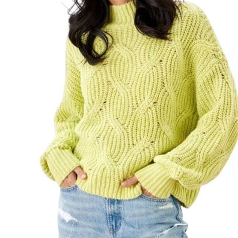 American Eagle Outfitters Sweaters American Eagle Lime Green