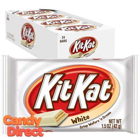 Kit Kat White Chocolate Bars - 24ct – CandyDirect.com