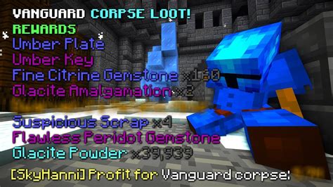 Opening 5 VANGUARD Corpses Hypixel Skyblock Ironman 78 YouTube